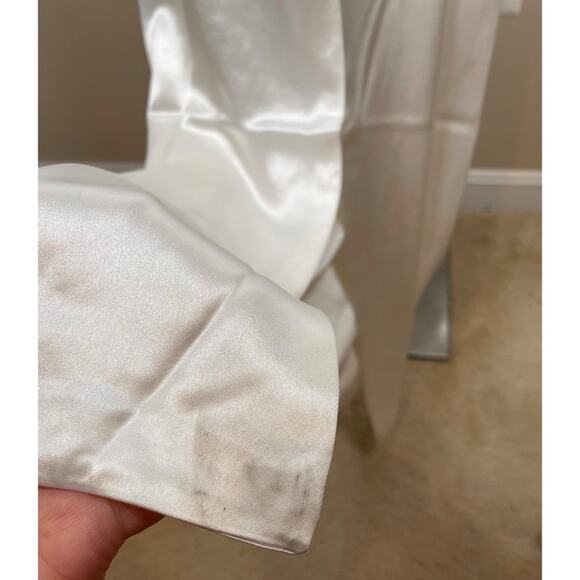 Retrofete Meridian Sheer Palm Tree Crystal Bead Embellished Maxi Dress Sz Small - Picture 9 of 16